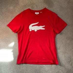 Red Lacoste Tee